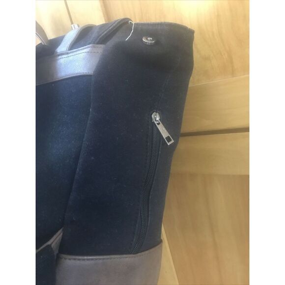 Little Unicorn Marindale Backpack Large Black Brown Remove Adjust Shoulder Strap - Picture 4 of 12